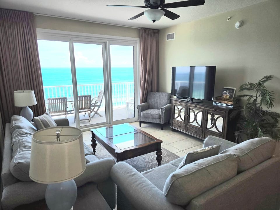 Living Room overlooking the Gulf of Mexico