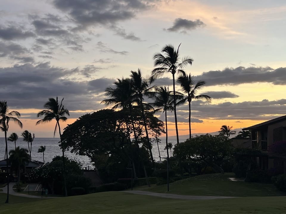 Aloha to yet another sunset photo in paradise. You won't want to leave!