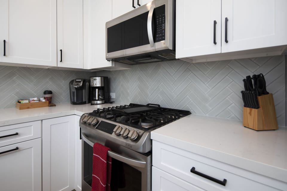 All new appliances in our fully stocked kitchen 