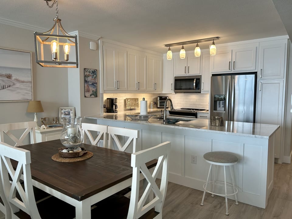 Totally remodeled kitchen, stocked with your every convenience.
