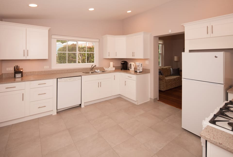 Plenty of natural light in the kitchen