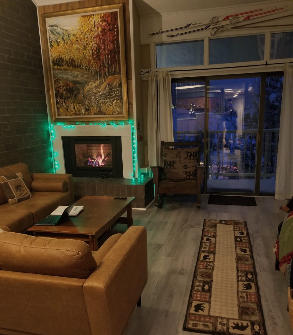 Updated photo from evening.  New couches and flooring 2022