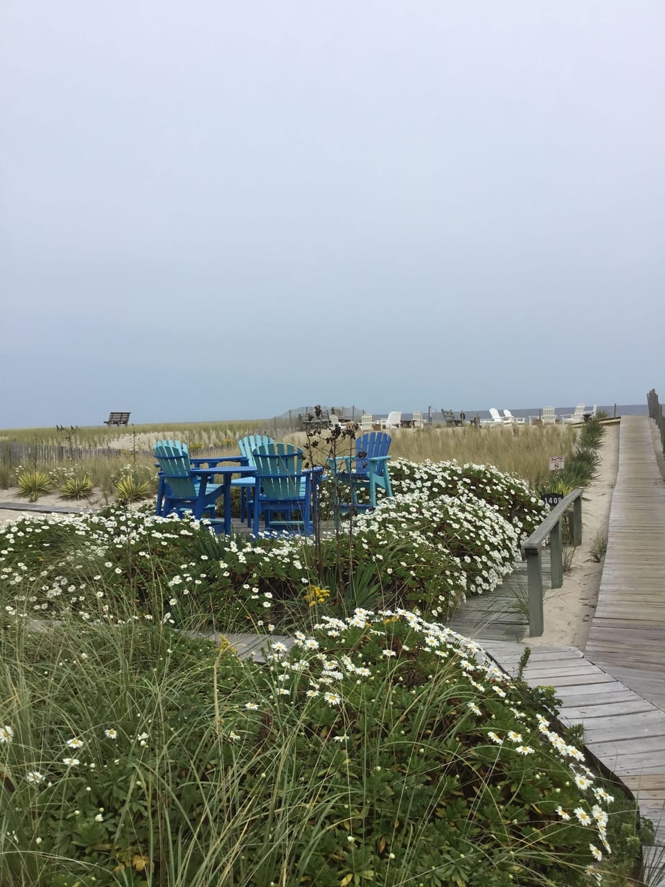 Private dune deck and walkway to the beach