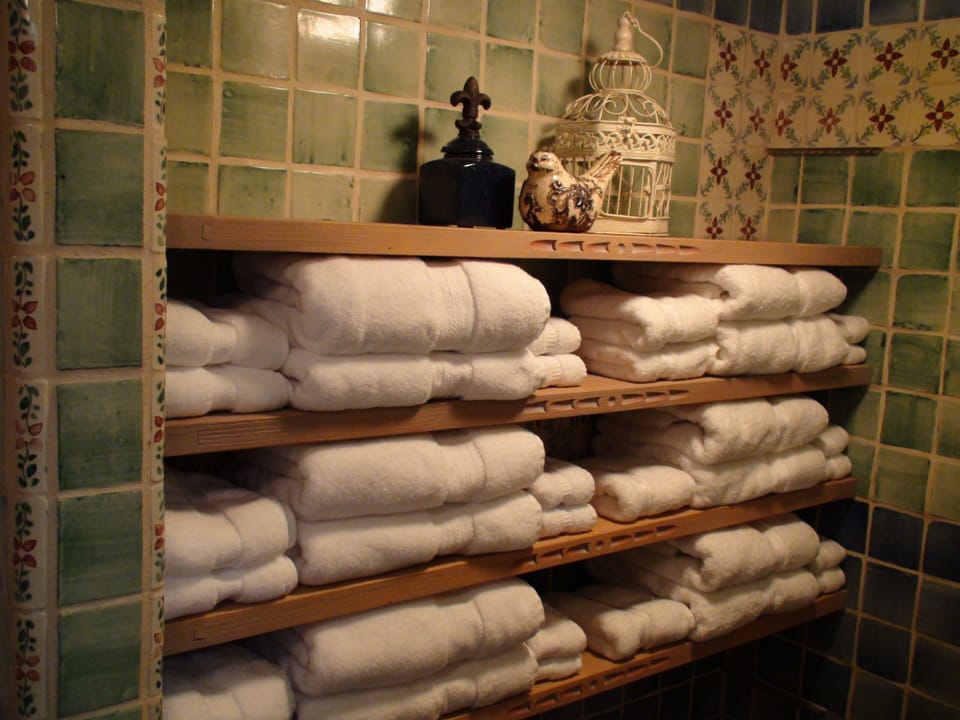Linen area.