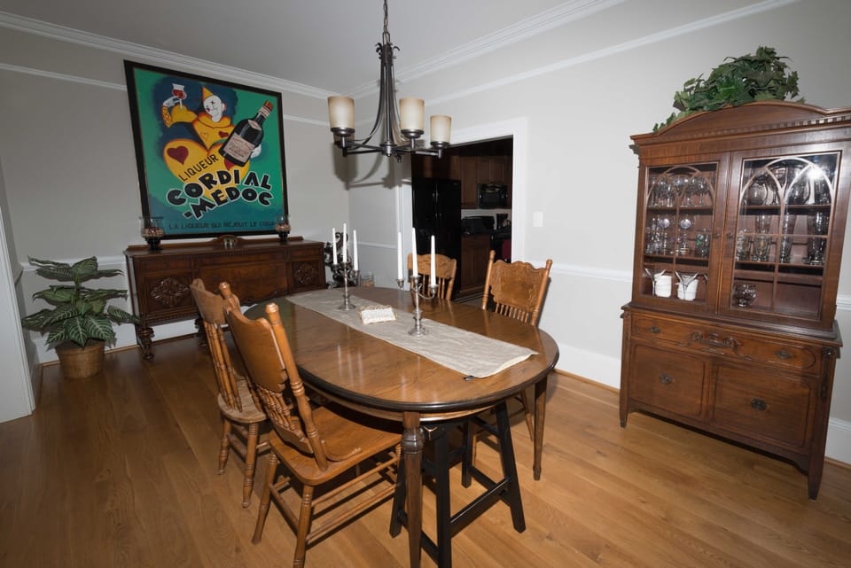 Dining room for gathering.