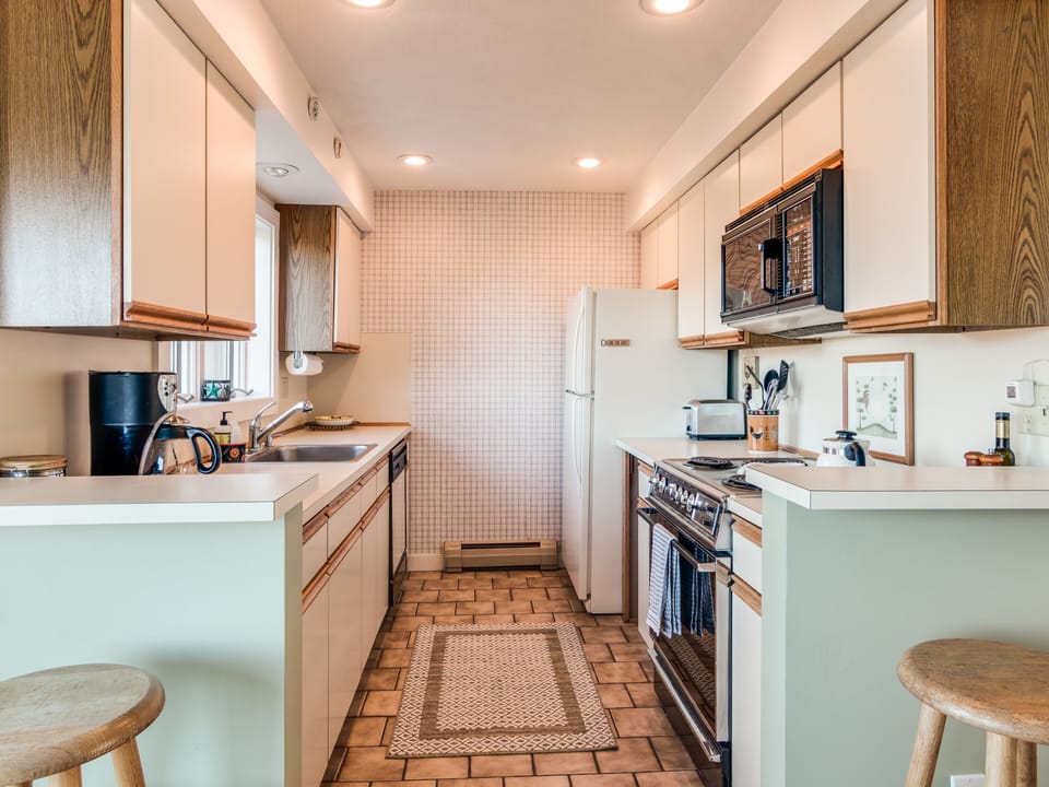 Fully stocked kitchen