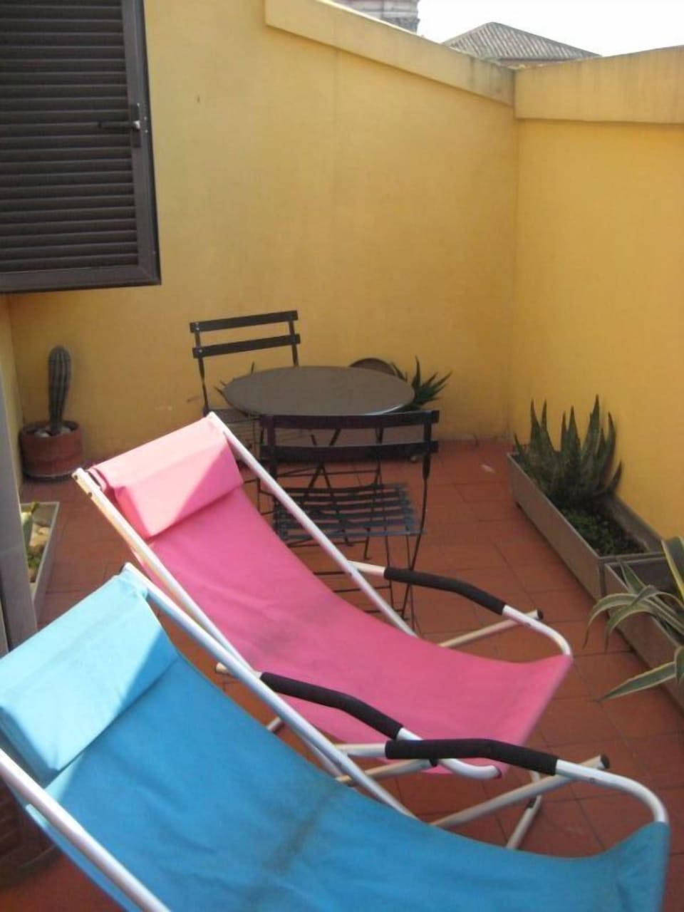 deckchair on the terrace