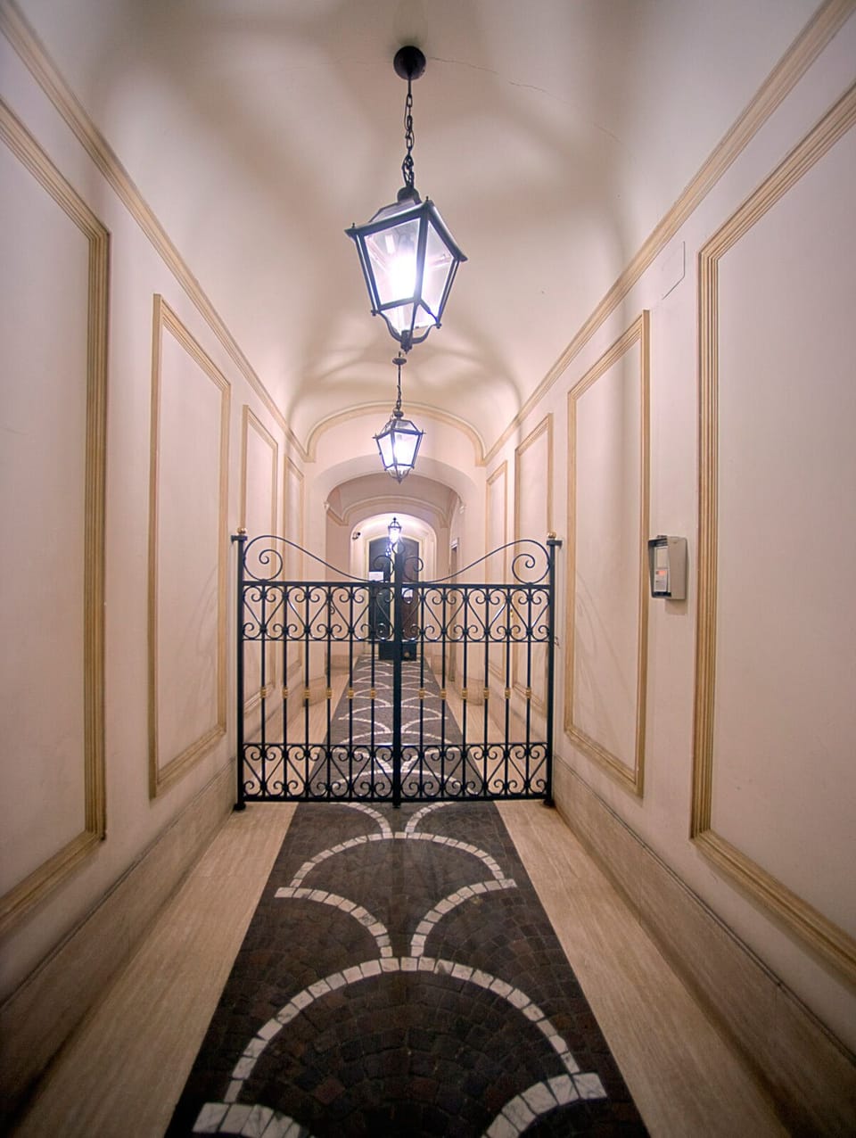 the entrance hall
