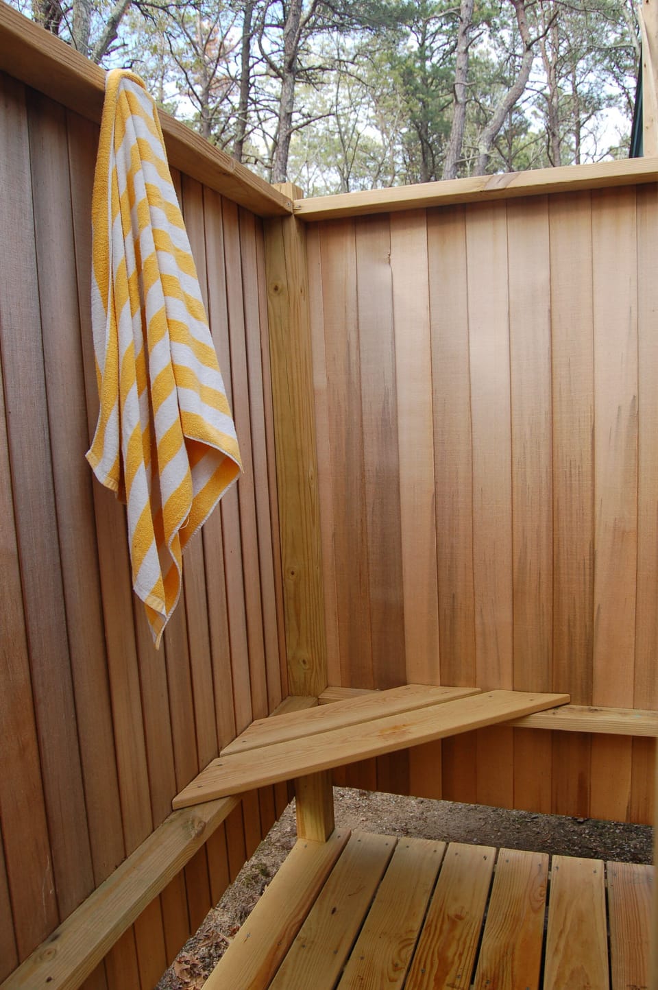 Large outdoor shower