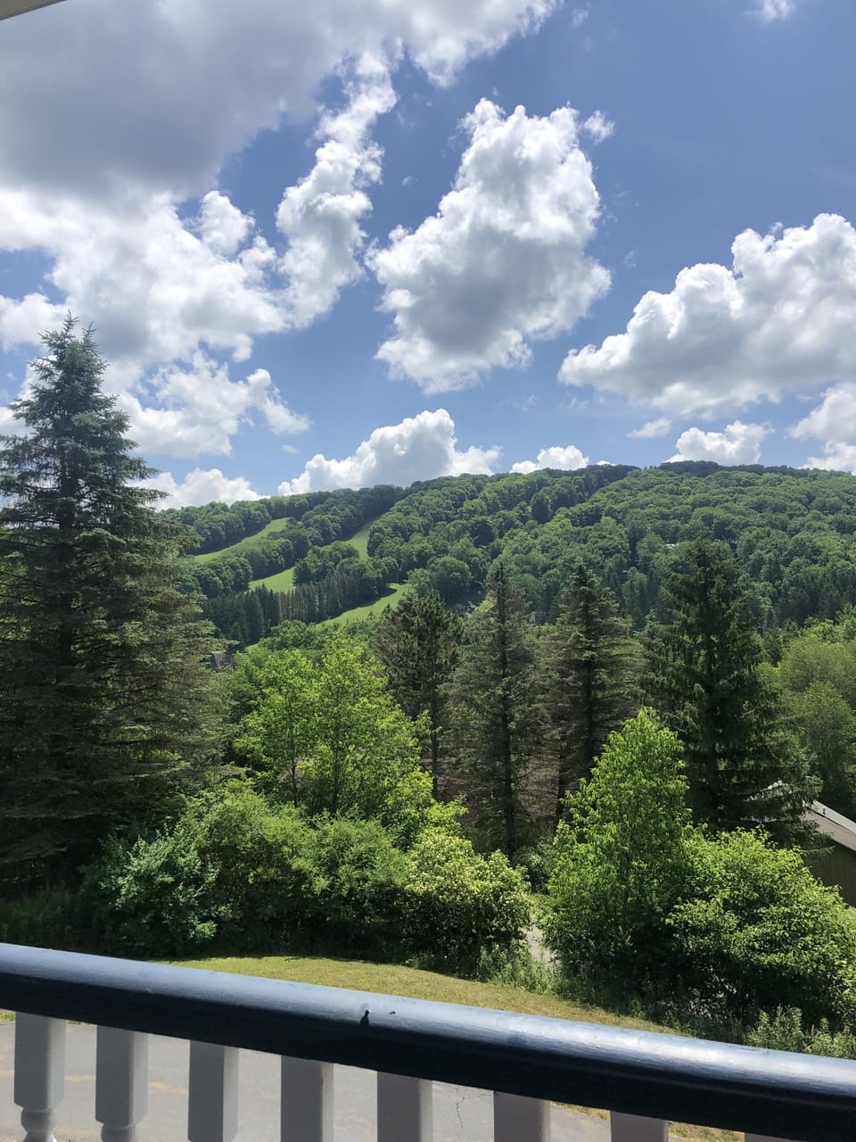 View from the balcony