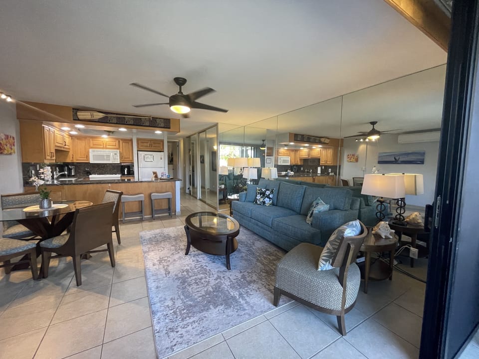 Generous space for vacation living.
