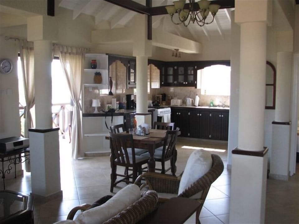 Second Floor - Main Entrance view looking at open concept living/dining/kitchen 