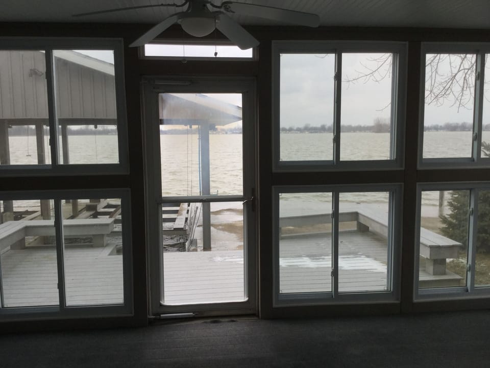 Screened in porch to the deck and on the patio. 