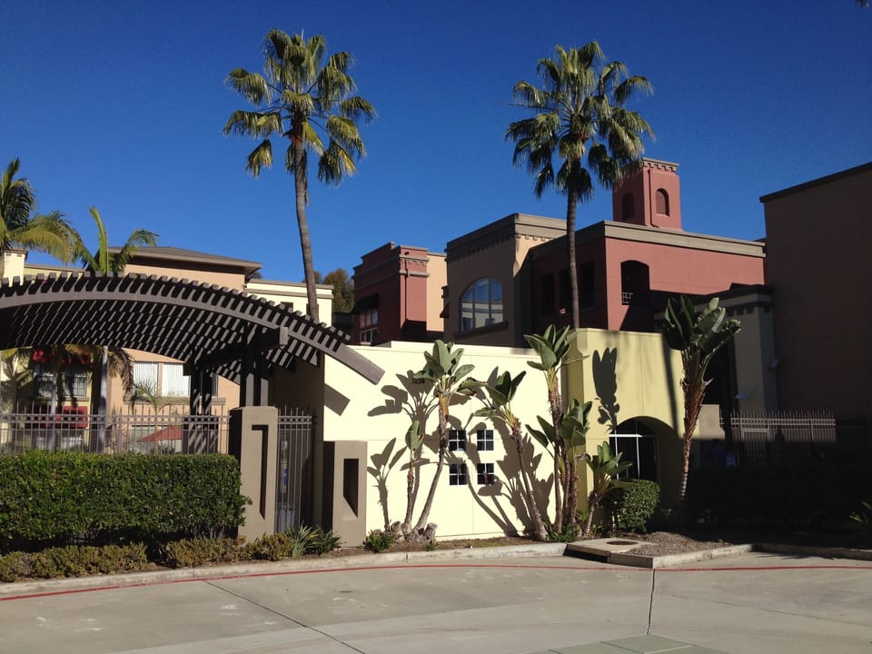 Main Entrance near gym and pool