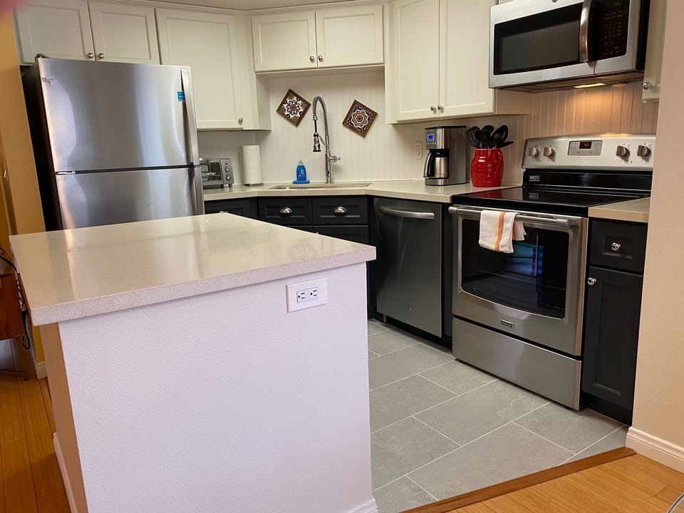 View of kitchen.