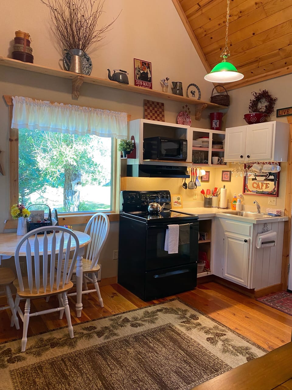 Cabin Kitchen area
