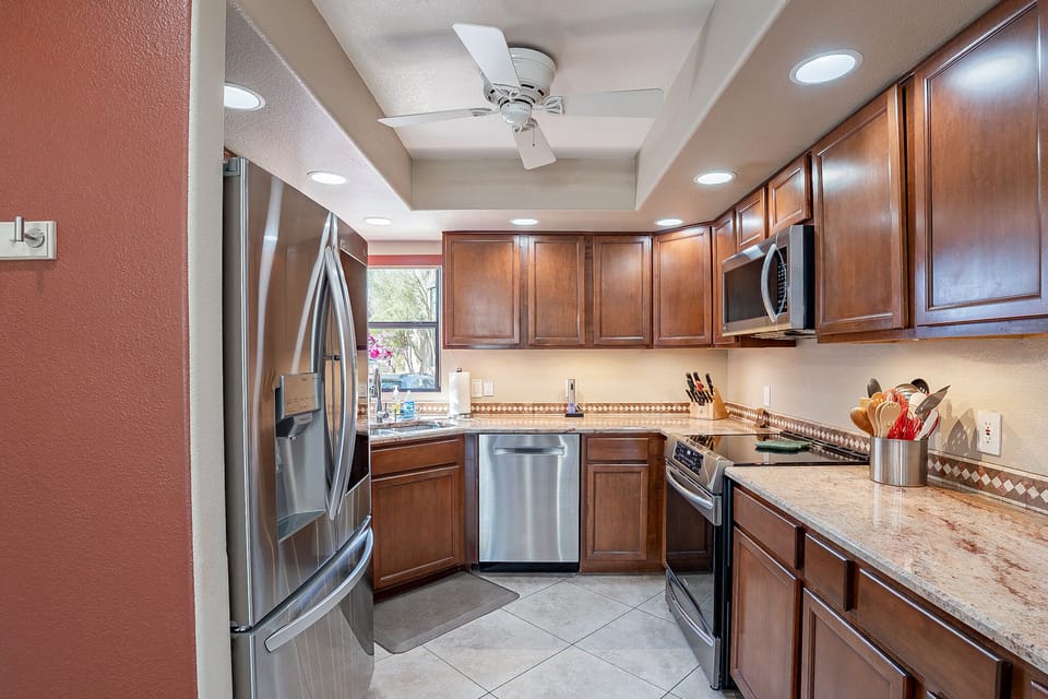 Our Kitchen with new Bosch 800 series dishwasher.