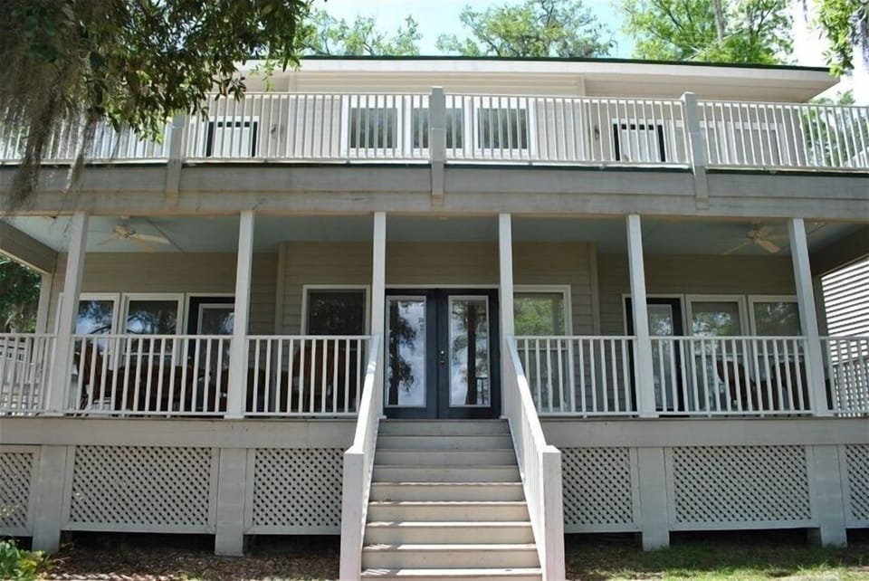 Back porch and veranda 