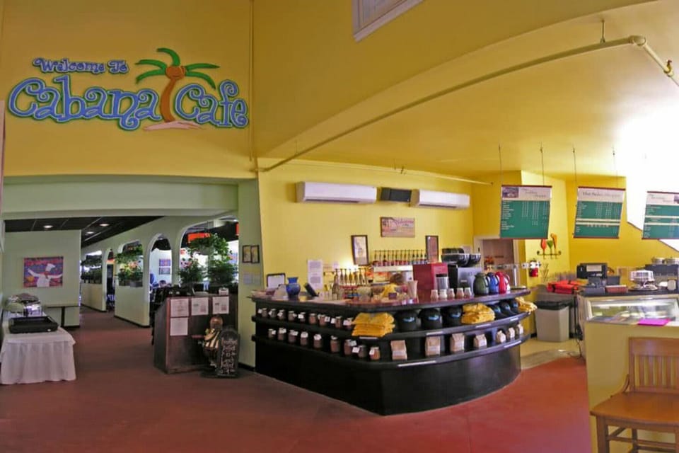 Cabana Cafe On-Site Dining and Beverages