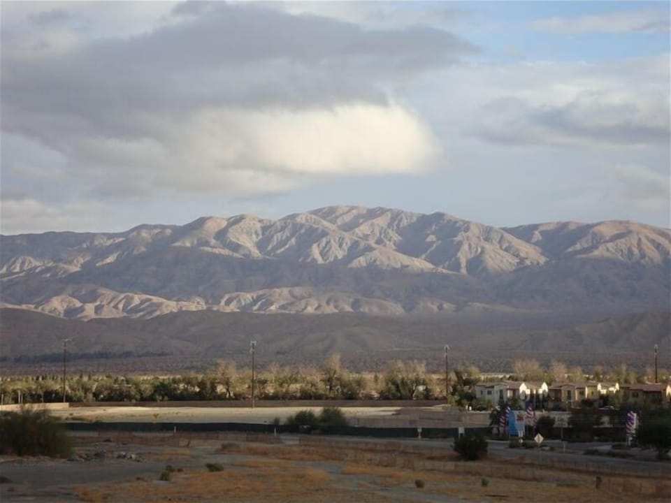 Mountain view from back balcony using zoom on digital camera