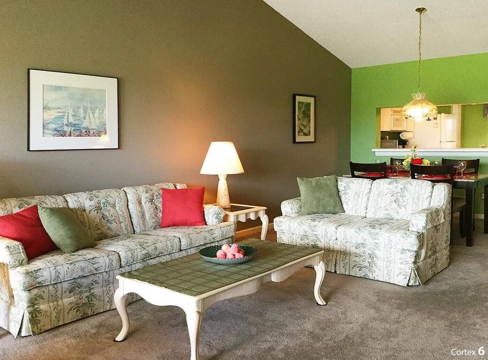 Living Area and Dining Area