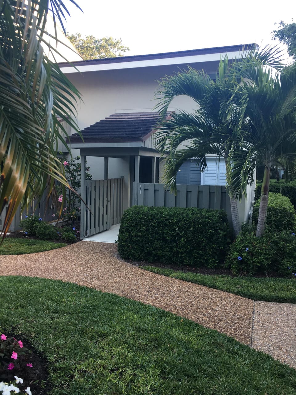 Front entrance and terrace