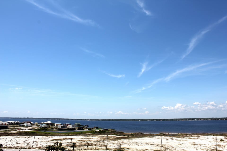 Wonderful view of Santa Rosa Sound from the kitchen and second bedroom.
