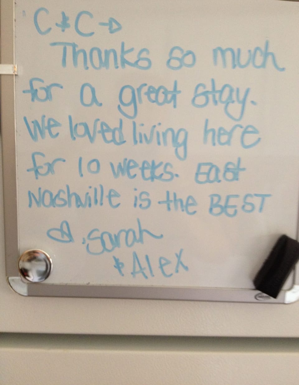 We love having guests stay 2 days or 2 months!