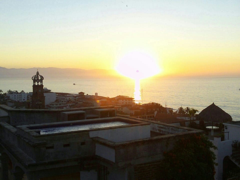 Sunset over Puerto Vallarta