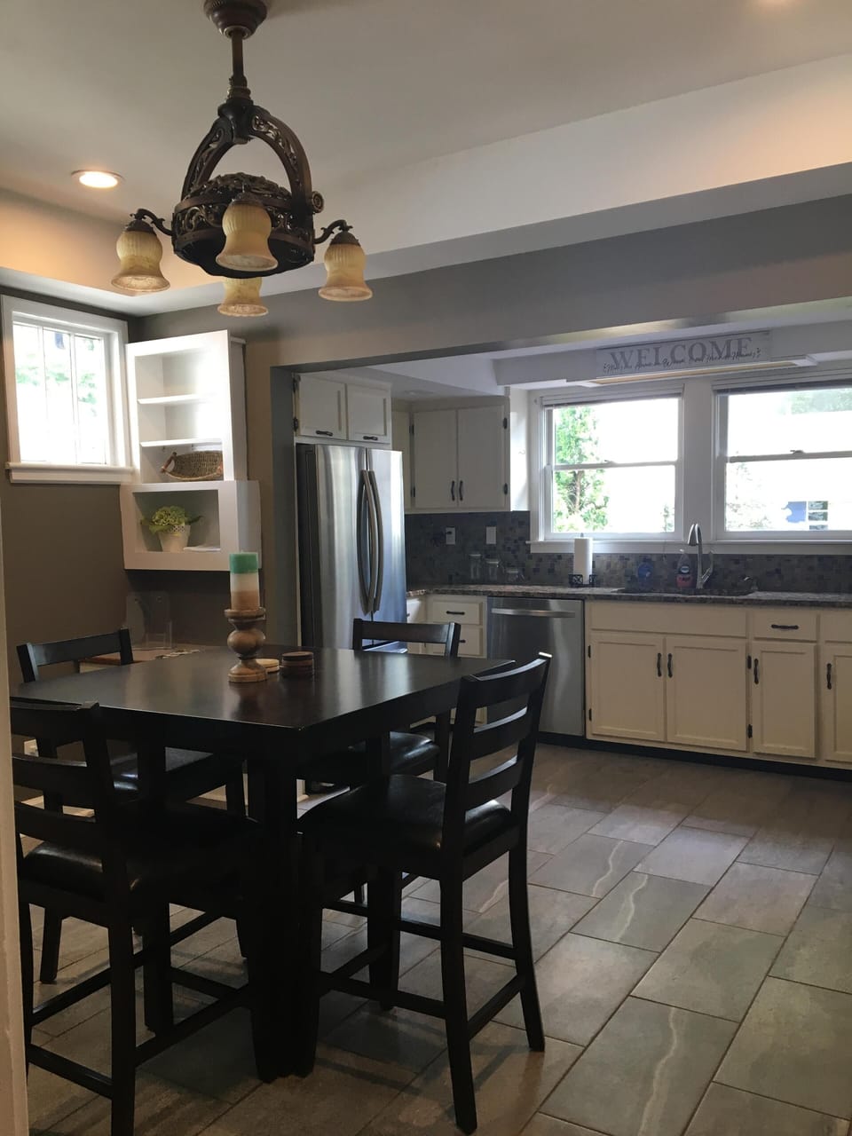 Kitchen with Hi Top Table for 4