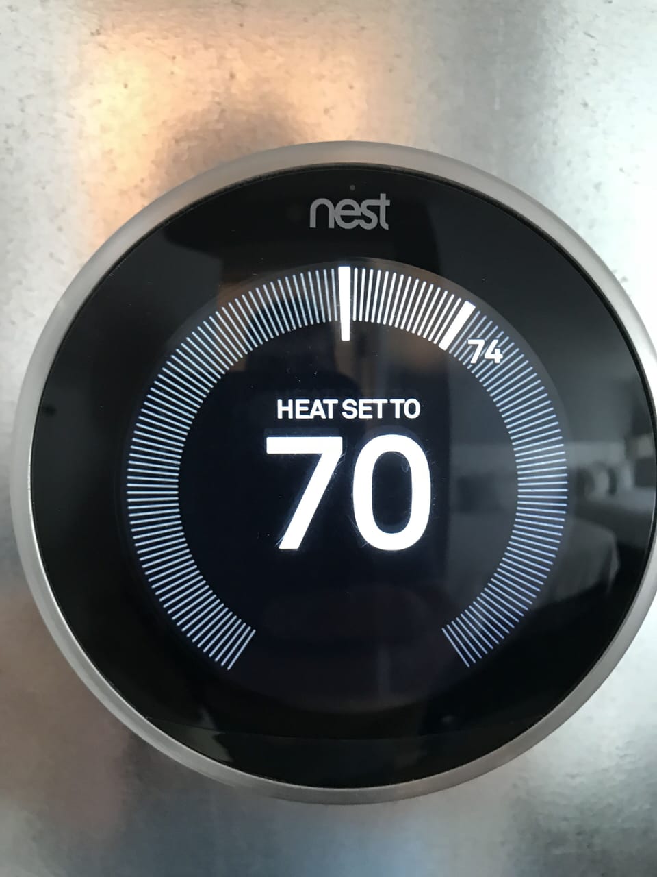Nest thermostat to control heater 