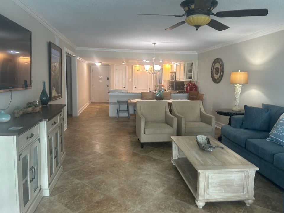 Family Room view into the Kitchen
