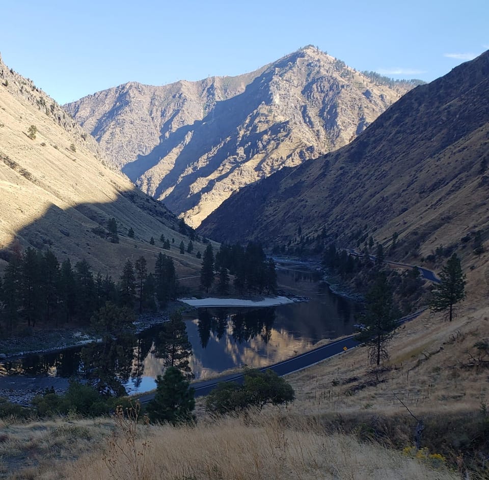reflection seen from deck