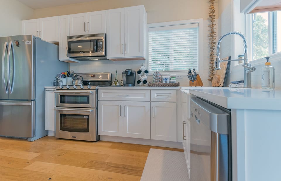 All new cabinets and quartz! 