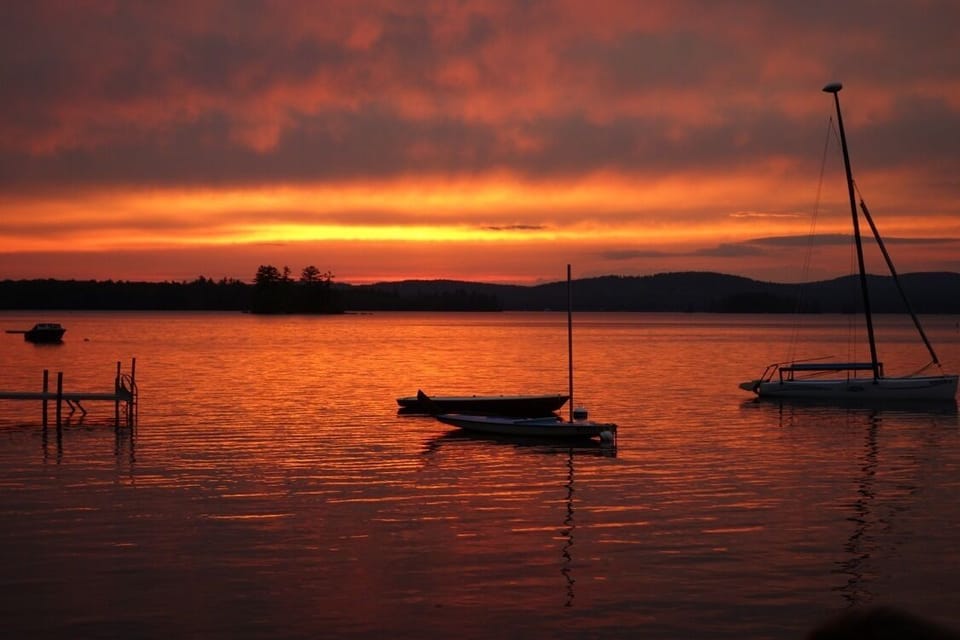 Sunset from the dock