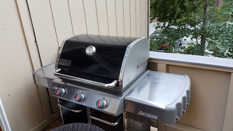 Weber natural gas grill
