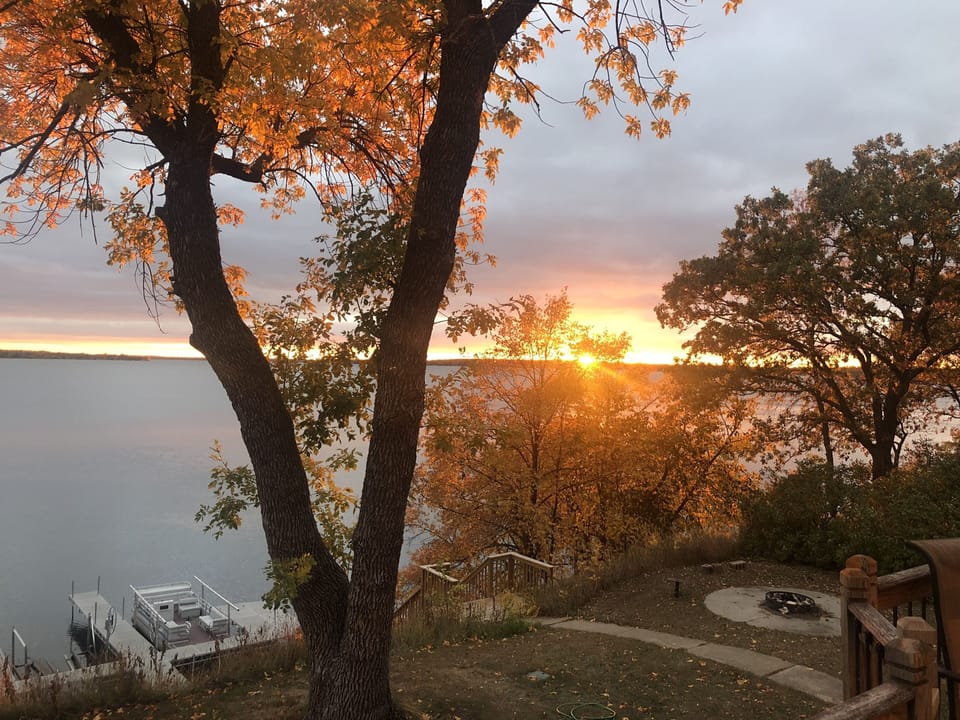 Sunset from Deck