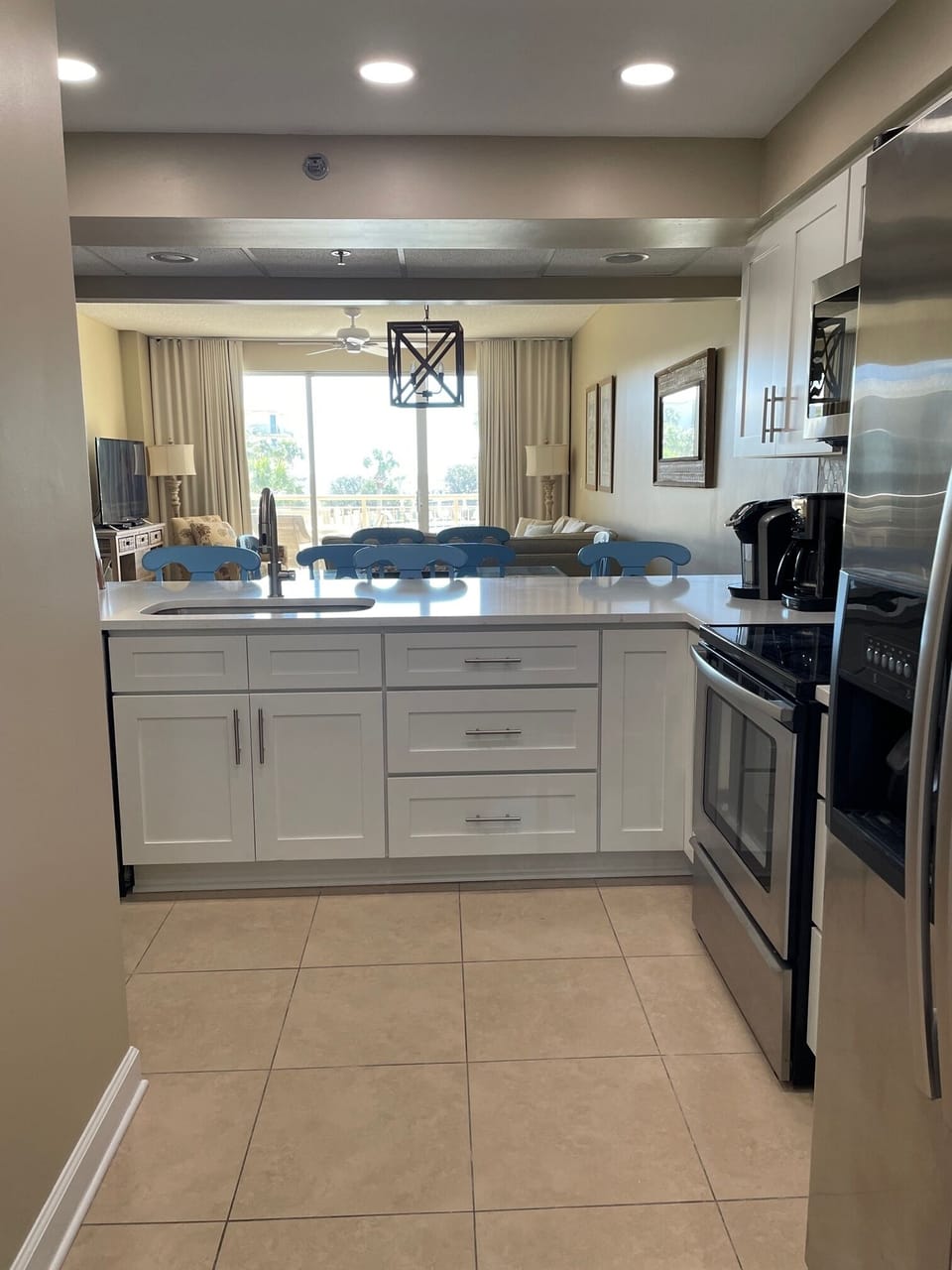 Kitchen with new cabinets
