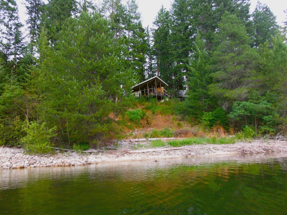 View from the lake in the Fall.