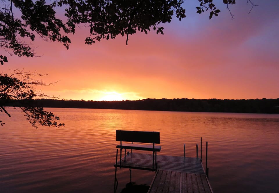 Early risers are treated to a spectacular sunrise!