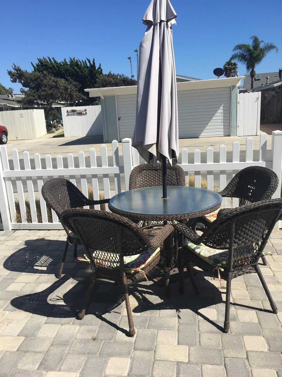Front patio
