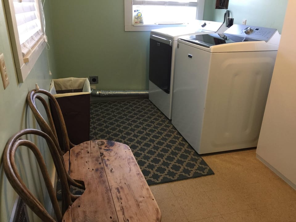Feel free to use the washer and dryer during your stay