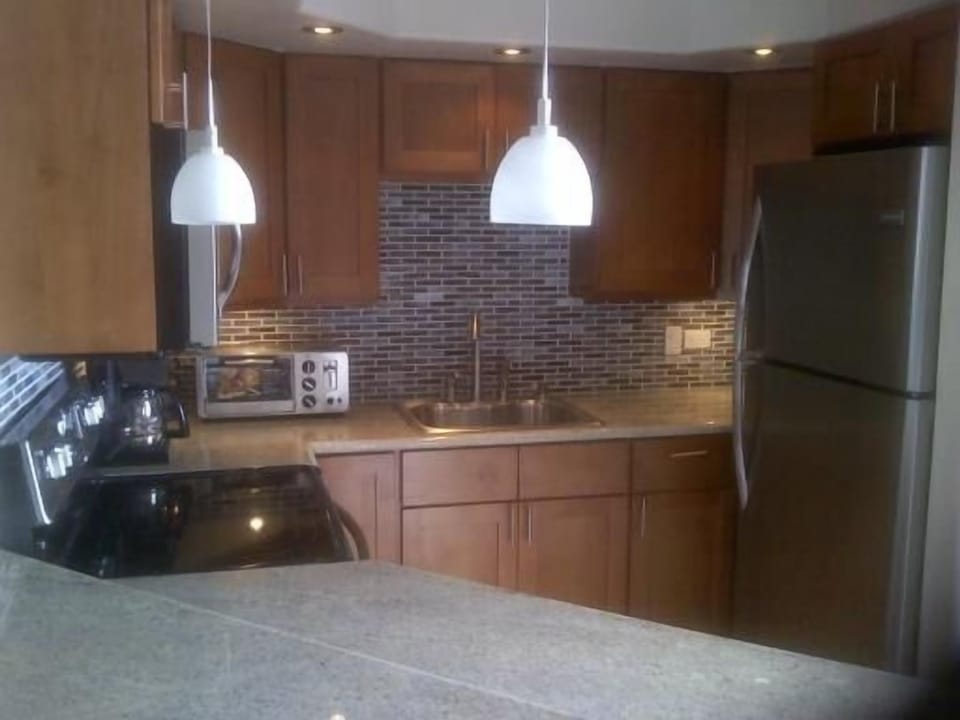 You will enjoy cooking while being able to visit with family and friends.