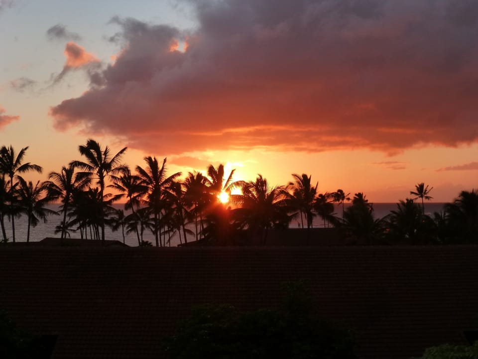 Sunset from lanai