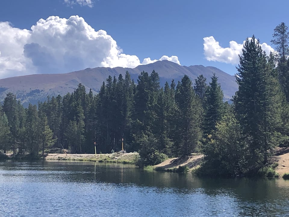 Easy hike to nearby reservoir...great for views, relaxing and fishing. 