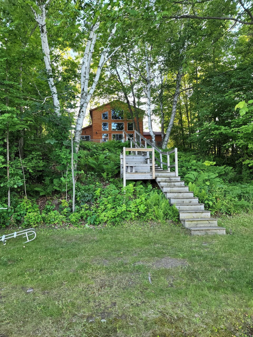 Dock view of property
