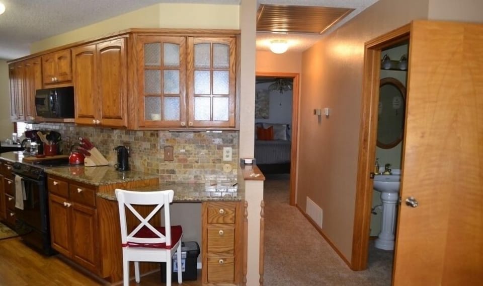 Kitchen and Hall to Master Suite