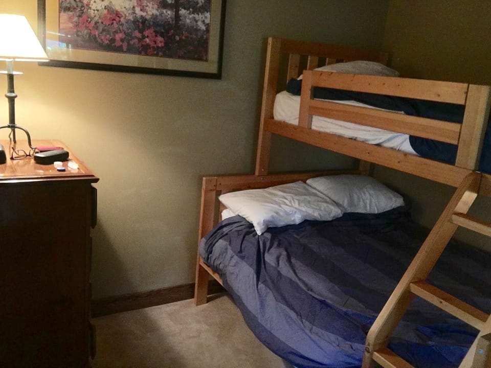 2nd Bedroom with bunk bed.