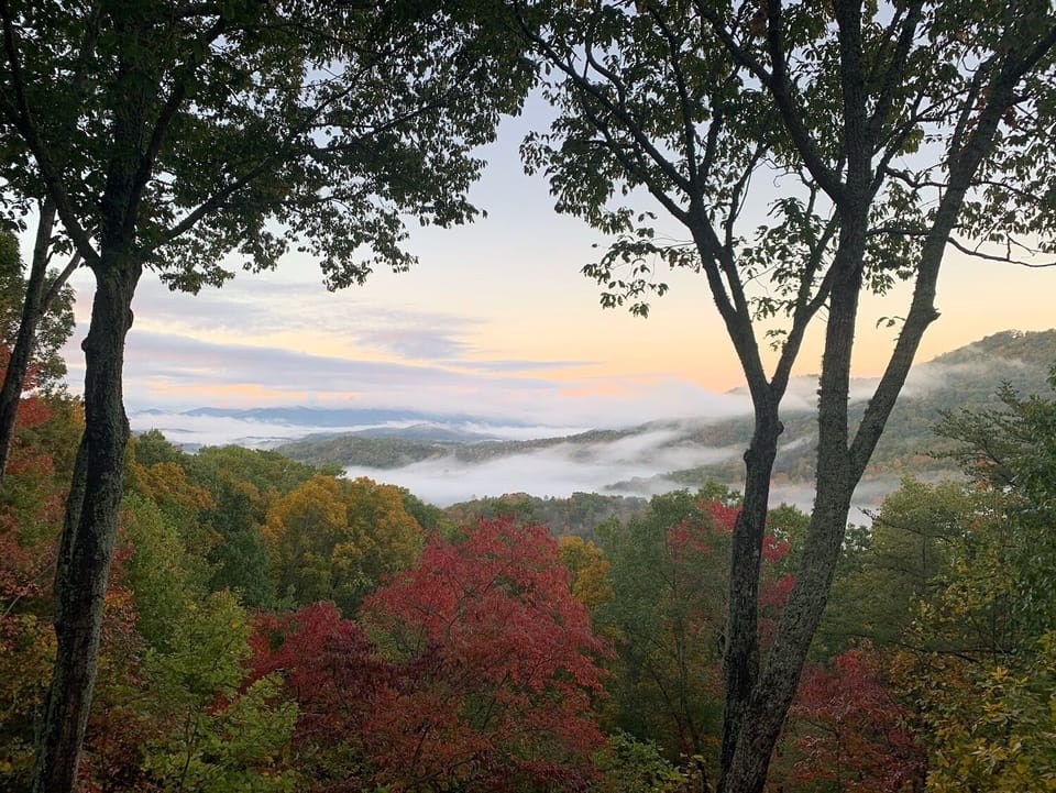 This is why they call it the Smokey Mountains. You be mesmerized. 