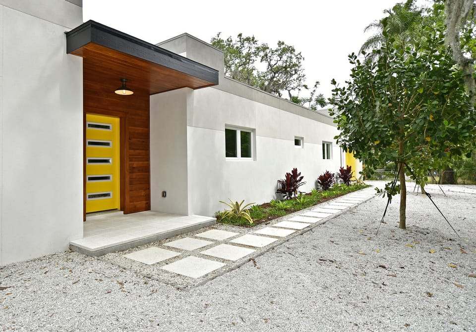 New, contemporary home.